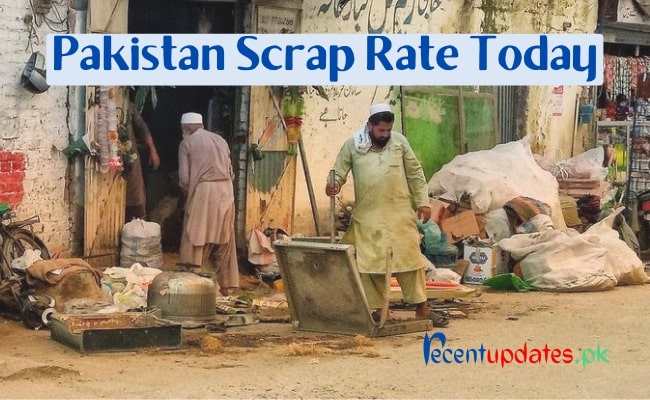 pakistan scrap rate today metals like loha, steel, plastic etc price