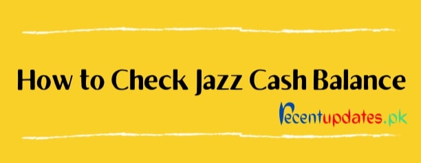 how to check jazz cash balance