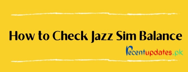how to check jazz sim balance