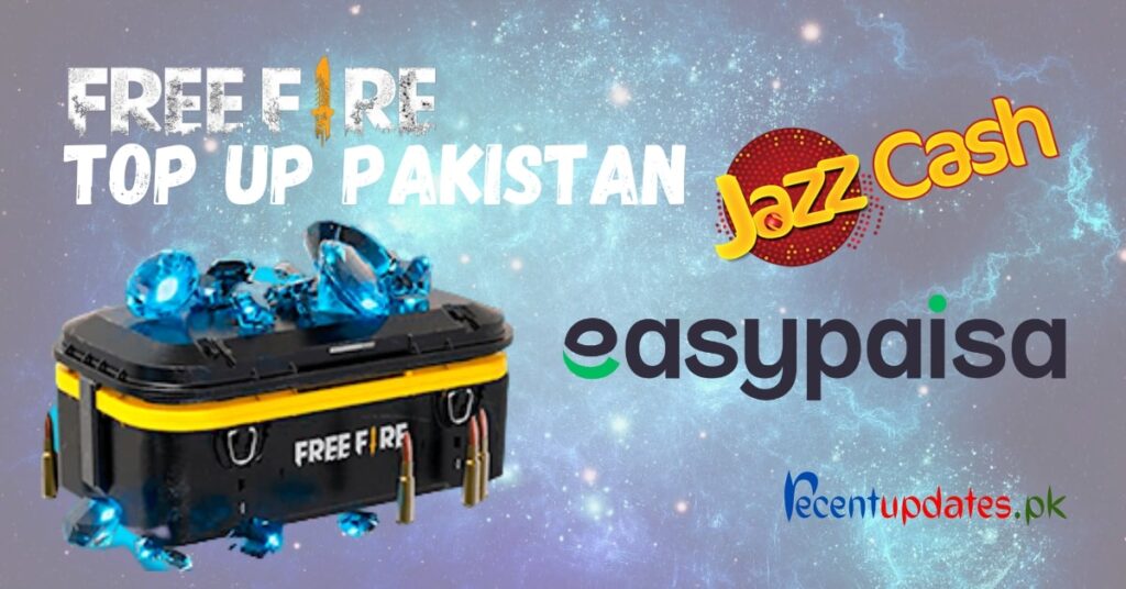 free fire top up pakistan with easypaisa and jazz cash