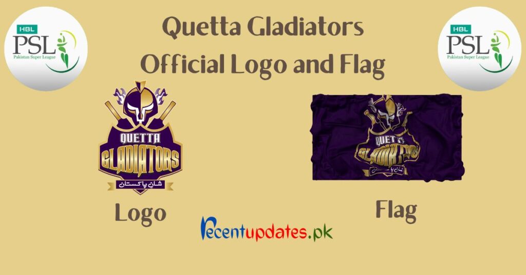 quetta gladiators official logo and flag